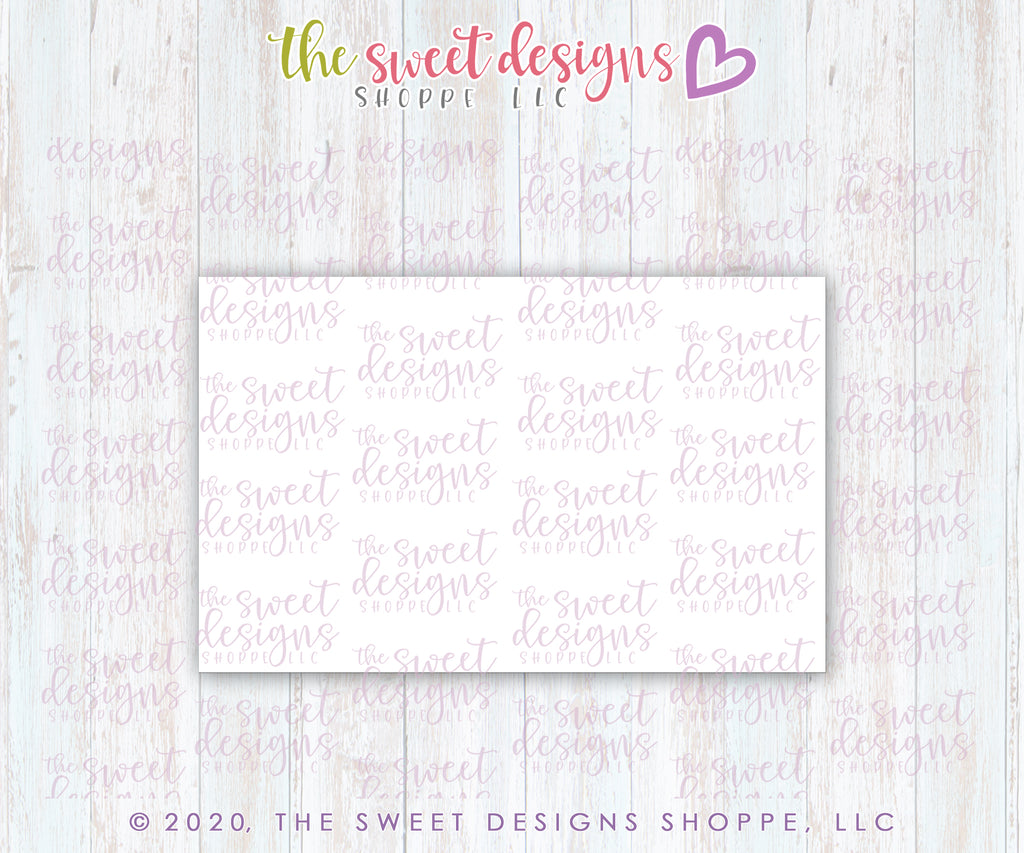 Cookie Cutters - 6 B's Creations - Sweet Treats Rectangles - Set of 2 Cutters - Online Class not Included- Cookie Cutters - The Sweet Designs Shoppe - TSDS - - 6b,6bs,6bscreations,ALL,Brittany Geil,class,Cookie Cutter,geil,online,Promocode,set,sets,STL,sweet treats,sweet treats rectangle,sweet treats rectangles,Valentines,valentines rectangle,valentines sweet treats