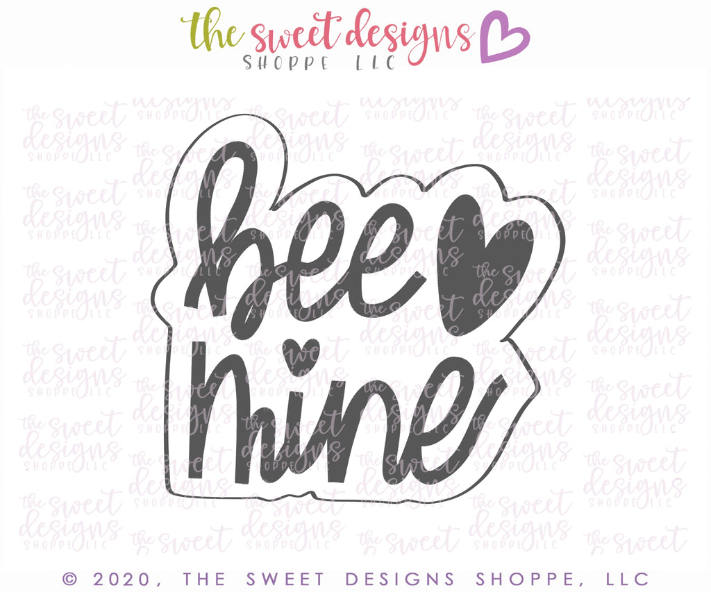 Cookie Cutters - 6 B's Creations: Teaching Partners Class - BEE Mine - Set of 6 Mid Size Cookie Cutters - Online Class not included - The Sweet Designs Shoppe - TSDS - - 6b,6bs,6bscreations,ALL,Brittany Geil,Cookie Cutter,geil,Love,Nature,online,Promocode,set,sets,STL,valentine,Valentine's