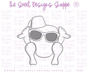 Cookie Cutters - 6 B's Creations: Teaching Partners Class - Friendsgiving - Set of 6 Mixed Size Cutters - Online Class not Included - The Sweet Designs Shoppe - TSDS - - 6b,6bs,6bscreations,ALL,Animals,Brittany Geil,Cookie Cutter,Fall / Thanksgiving,famr,friends,Friendsgiving,geil,new,online,Promocode,set,sets,STL,teaching partners,thanksgiving,triffle