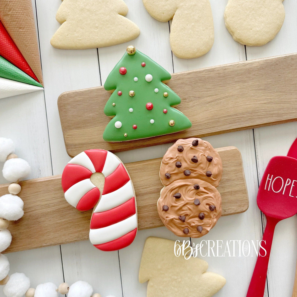 Cookie Cutters - 6 B's Creations: Teaching Partners Class - Kids Christmas 2023 - Set of 3 Cookie Cutters - Online Class not Included - The Sweet Designs Shoppe - TSDS - - 6b,6bs,6bscreations,ALL,Brittany Geil,Christmas,Christmas / Winter,Christmas Cookies,Christmas decoration,Christmas Tree,class,Cookie Cutter,geil,online,Promocode,set,sets,STL