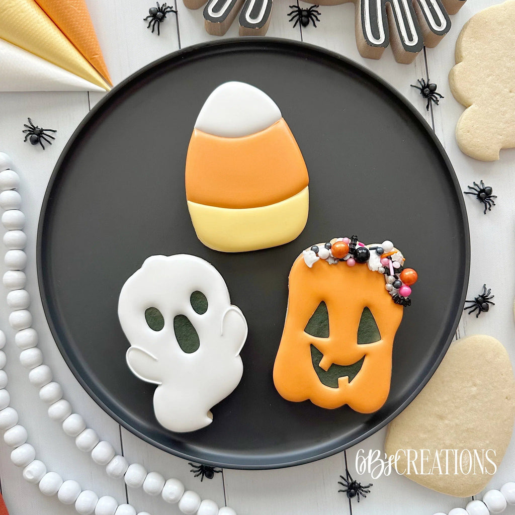 Cookie Cutters - 6 B's Creations: Teaching Partners Class - Kids Halloween #2 - Set of 3 Cookie Cutters - Online Class not Included - The Sweet Designs Shoppe - TSDS - - 6b,6bs,6bscreations,ALL,Brittany Geil,class,Cookie Cutter,geil,halloween,Halloween set,Halloween Sets,online,Promocode,set,sets,STL