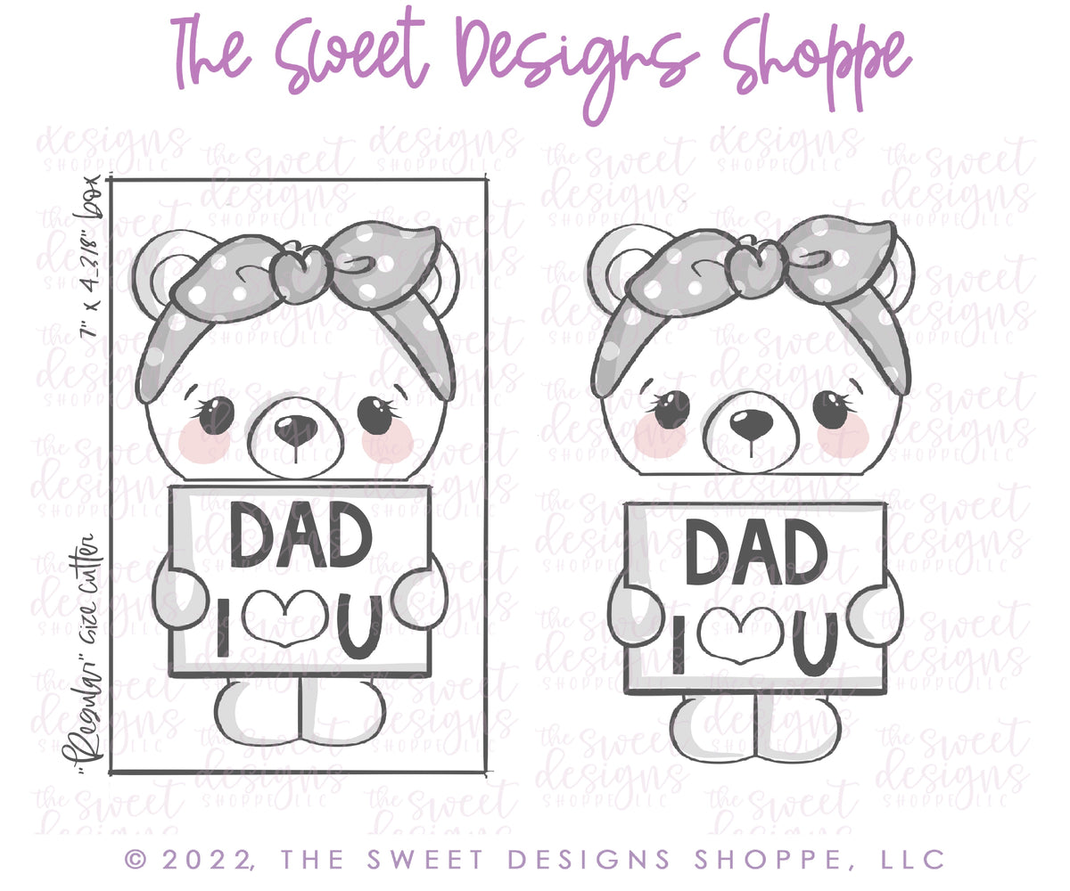 Cookie Cutters - 6 B's Creations: Teaching Partners Class - Mommy & Me 2024- Set of 3 Cookie Cutters - Online Class not included - The Sweet Designs Shoppe - TSDS - - 6b,6bs,6bscreations,ALL,Brittany Geil,Cookie Cutter,geil,Love,MOM,Mom Plaque,mommy and me,mother,Mothers Day,online,Promocode,set,sets,STL