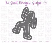 Cookie Cutters - 6 B's Creations: Teaching Partners Class - Murder Mystery - Set of 6 Cutters - Online Class not Included - The Sweet Designs Shoppe - TSDS - - 6b,6bs,6bscreations,ALL,Animals,Brittany Geil,Cookie Cutter,crime,crime junky,crime scene body,crime scene knife,detective,geil,murder,murder mystery,online,Promocode,set,sets,STL,teaching partners