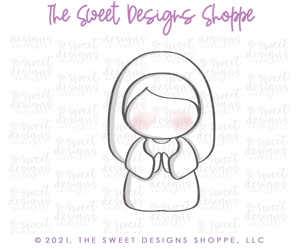 Cookie Cutters - 6 B's Creations: Teaching Partners Class - Nativity - Set of 6 Cookie Cutters - Online Class not included - The Sweet Designs Shoppe - TSDS - - 6b,6bs,6bscreations,ALL,Baby Jesus,Brittany Geil,Christmas,Christmas / Winter,Christmas Cookies,class,Cookie Cutter,geil,Joseph,Mary,Nativity,Nativity Platter,online,platter,Promocode,set,sets,STL