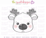Cookie Cutters - 6 B's Creations: Teaching Partners Class - Reindeer Christmas - Set of 6 Cookie Cutters - Online Class not Included - The Sweet Designs Shoppe - TSDS - - 6b,6bs,6bscreations,ALL,Brittany Geil,Christmas,Christmas / Winter,Christmas Cookies,Christmas decoration,Christmas Tree,class,Cookie Cutter,geil,online,Promocode,set,sets,STL