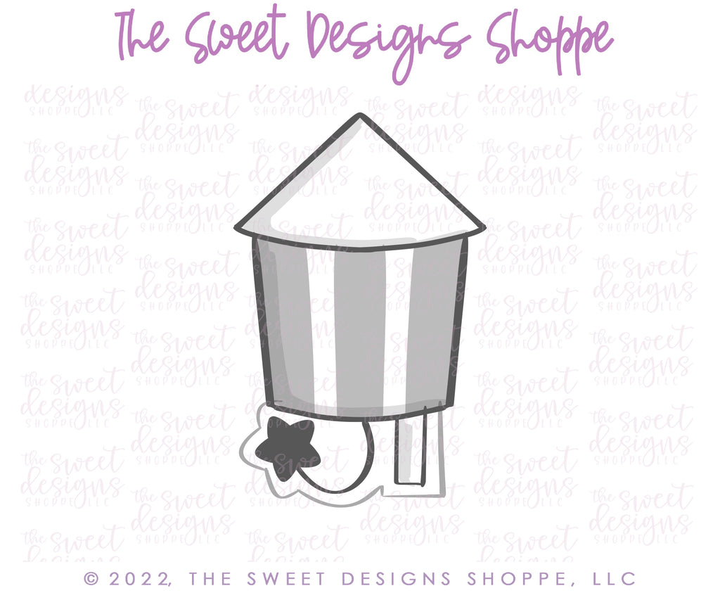 Cookie Cutters - 6 B's Creations: Teaching Partners Class - "Retro 4th of July" Class Cookie Cutters Set - Set of 6 Cookie Cutters - Online class not included. - The Sweet Designs Shoppe - TSDS - - 4th,4th of July,6b,6bs,6bscreations,ALL,Brittany Geil,class,Cookie Cutter,geil,online,Patriotic,Promocode,regular sets,set,sets,STL,Summer,USA