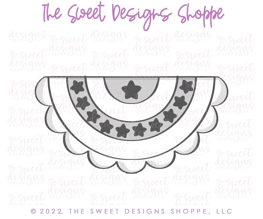 Cookie Cutters - 6 B's Creations: Teaching Partners Class - "Retro 4th of July" Class Cookie Cutters Set - Set of 6 Cookie Cutters - Online class not included. - The Sweet Designs Shoppe - TSDS - - 4th,4th of July,6b,6bs,6bscreations,ALL,Brittany Geil,class,Cookie Cutter,geil,online,Patriotic,Promocode,regular sets,set,sets,STL,Summer,USA