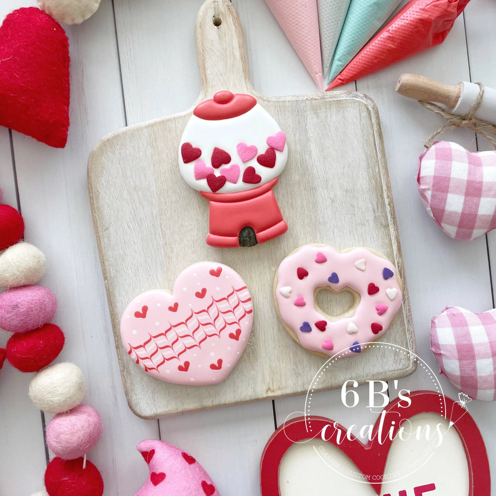 Cookie Cutters - 6 B's Creations: Teaching Partners Class - Sweet Treats - Set of 3 Cookie Cutters - Online Class not included - The Sweet Designs Shoppe - TSDS - - 6b,6bs,6bscreations,ALL,Brittany Geil,class,Cookie Cutter,geil,Kids class,online,Promocode,set,sets,STL,Sweet,Sweets,valentines