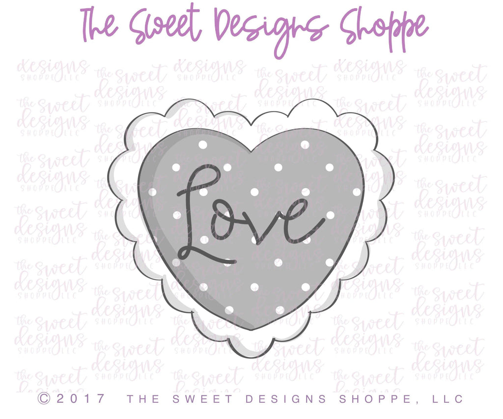 Cookie Cutters - 6 B's Creations: Teaching Partners Class - Sweet Treats - Set of 6 Mid Size Cookie Cutters - Online Class not included - The Sweet Designs Shoppe - - 6b, 6bs, 6bscreations, ALL, beverage, beverages, Brittany Geil, Cookie Cutter, Food & Beverages, Food and Beverage, geil, new, online, Promocode, set, STL, valentine, Valentines, Valentines set