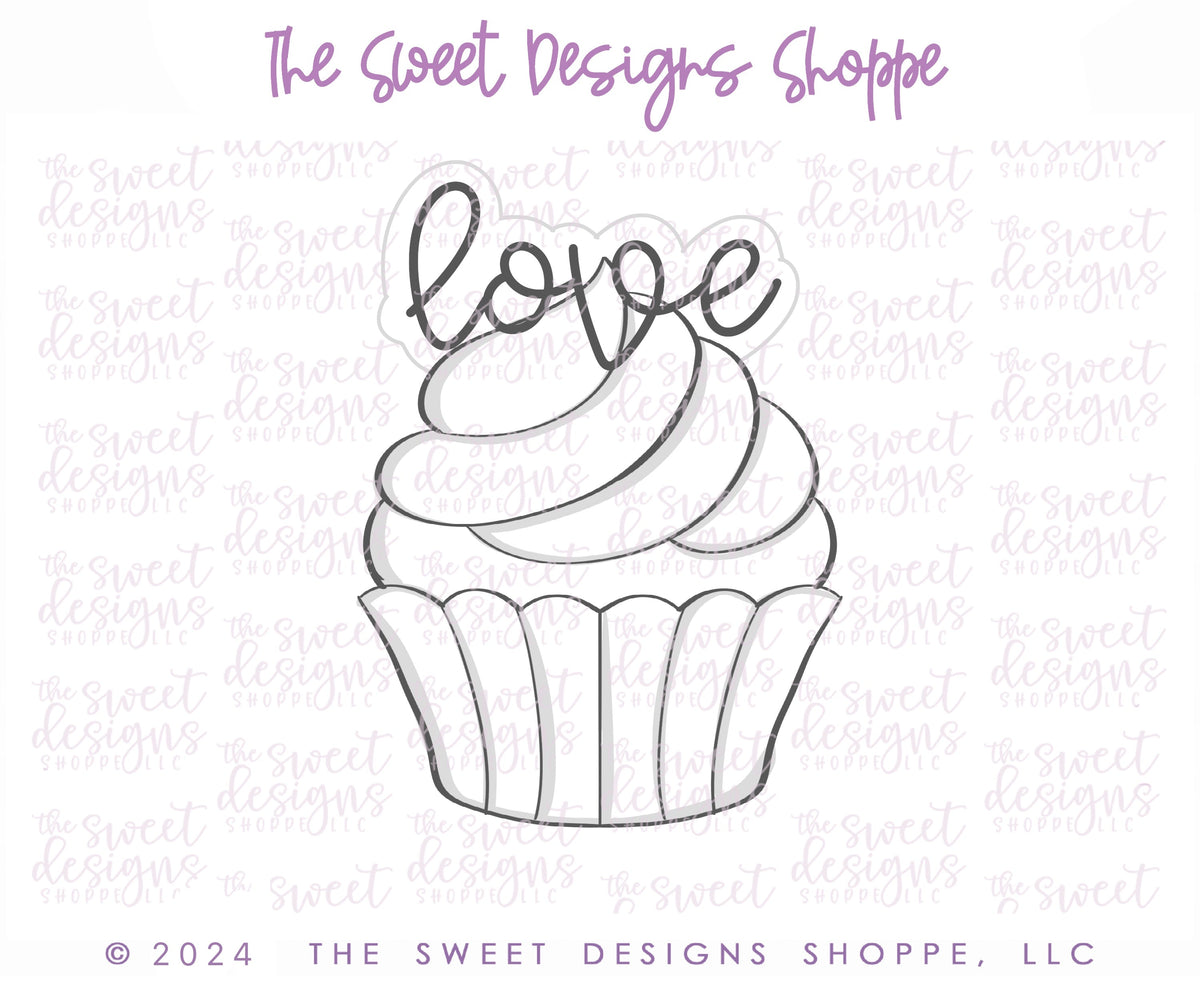 Cookie Cutters - 6 B's Creations: Teaching Partners Class - Sweet Treats - Set of 6 Mid Size Cookie Cutters - Online Class not included - The Sweet Designs Shoppe - TSDS - - 6b,6bs,6bscreations,ALL,beverage,beverages,Brittany Geil,Cookie Cutter,Food & Beverages,Food and Beverage,geil,online,Promocode,set,STL,valentine,Valentines,Valentines set