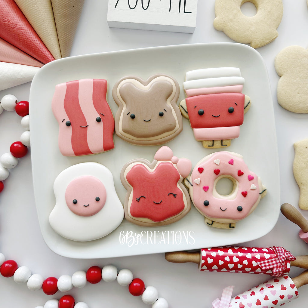 Cookie Cutters - 6 B's Creations: Teaching Partners Class - We Go Together Like - Set of 6 Cutters - Online Class not Included - The Sweet Designs Shoppe - TSDS - - 6b,6bs,6bscreations,ALL,Brittany Geil,Cookie Cutter,couples,Cute Couples,food couples,geil,new,online,Promocode,set,sets,STL,valenteine,valentine,Valentines,Valentines couples,we go together