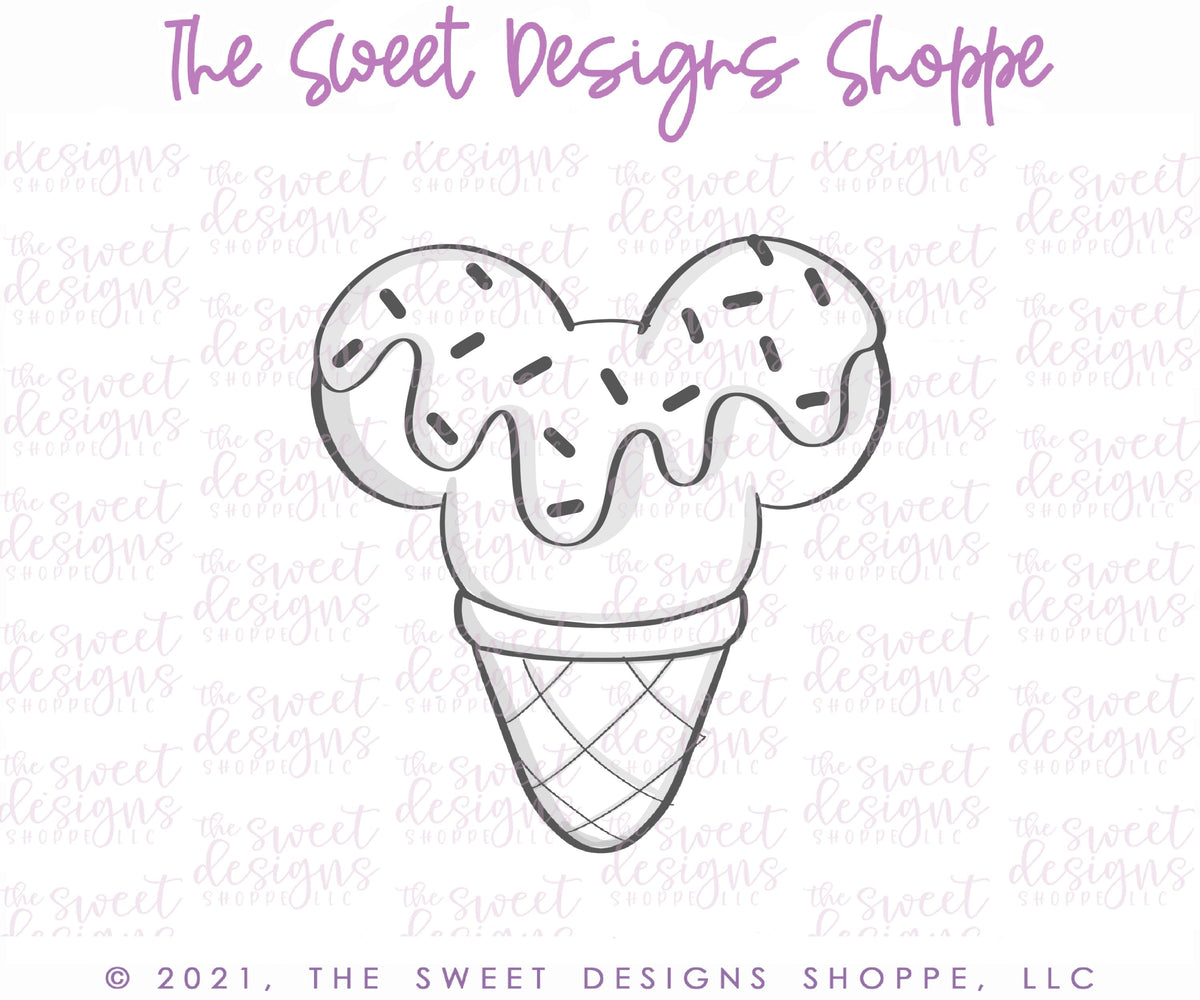 Cookie Cutters - 6 B's Creations - Theme Park Snacks - Set of 10 Mid Size Cookie Cutters - Online Class not included - The Sweet Designs Shoppe - TSDS - - 6b,6bs,6bscreations,ALL,Brittany Geil,Cookie Cutter,geil,mouse,online,Promocode,set,sets,Snack Theme park,Snacks,STL,Sweets,Theme Park,Theme park Snack