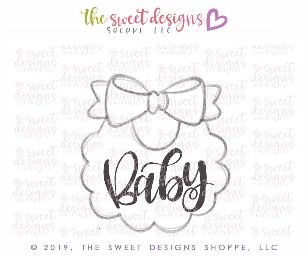 Cookie Cutters - 6B's Creations “Baby Girl” Class Cookie Cutters Set - Set of 5 Cookie Cutters - Online Class not included. - The Sweet Designs Shoppe - TSDS - - 6b,6bs,6bscreations,ALL,Baby,Baby / Kids,Baby Bib,Baby Dress,baby girl,baby rattle,baby shower,Baby Swaddle,Brittany Geil,class,Cookie Cutter,geil,Onesie,online,onsie,Promocode,set,sets,STL