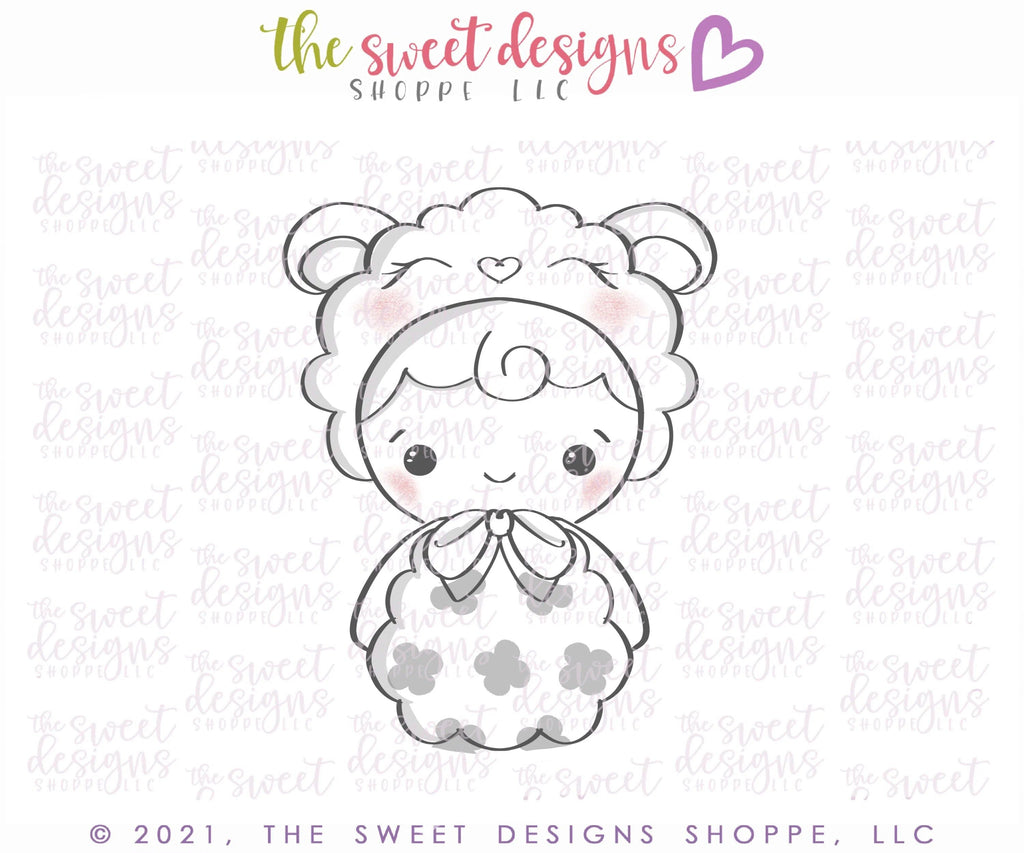 Cookie Cutters - 6B's Creations “Easter Kids” Class Cookie Cutters Set - Set of 5 Cookie Cutters - Online Class not included. - The Sweet Designs Shoppe - TSDS - - 6b,6bs,6bscreations,ALL,Animal,Animals,Animals and Insects,Brittany Geil,class,Cookie Cutter,Easter,Easter / Spring,geil,online,Promocode,regular sets,set,sets,Spring