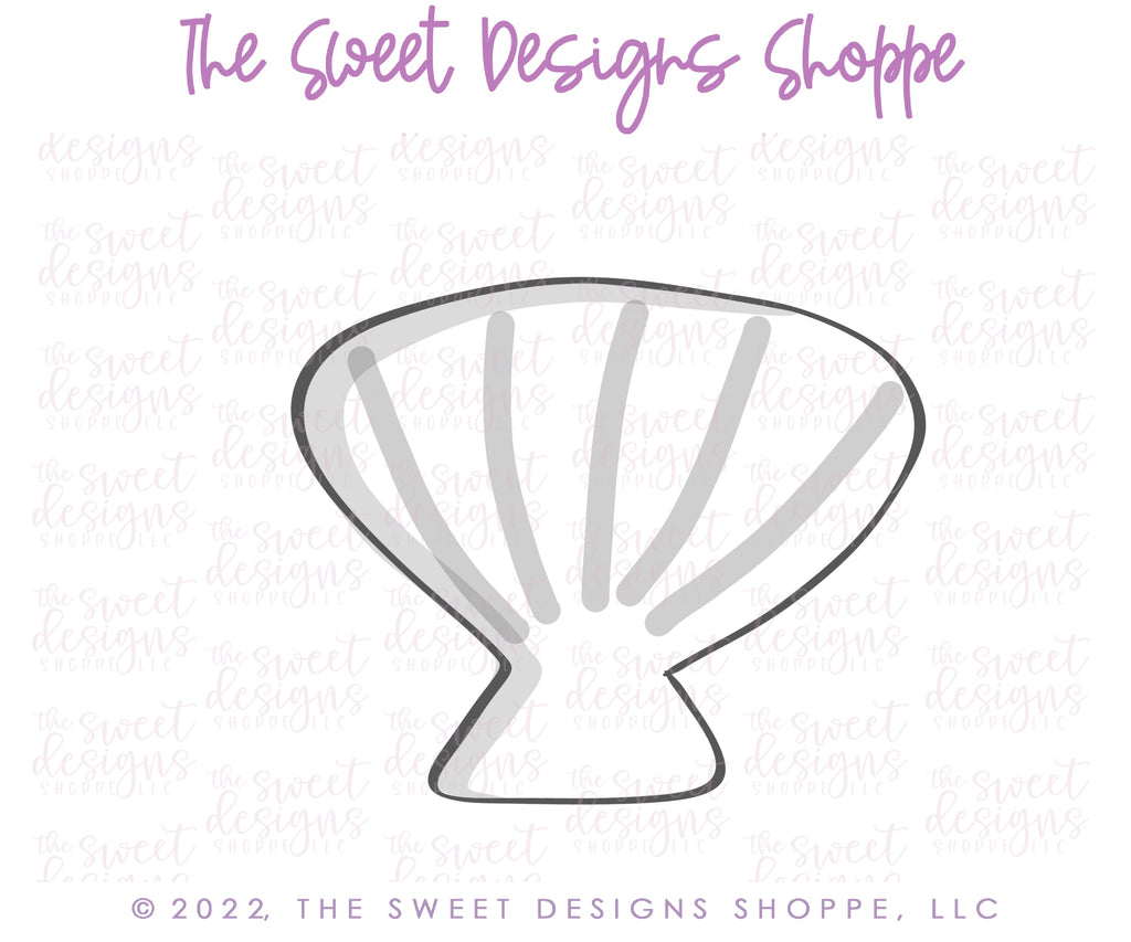 Cookie Cutters - 6B's Creations “Mermaid Fun” Class Cookie Cutters Set - Set of 7 Cookie Cutters - Online Class not included. - The Sweet Designs Shoppe - TSDS - - 6b,6bs,6bscreations,ALL,Brittany Geil,class,Cookie Cutter,geil,mermaid class,online,Promocode,set,sets,STL,Summer,under the sea