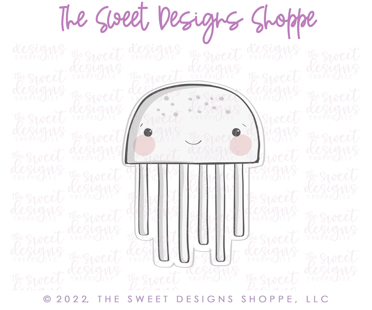 Cookie Cutters - 6B's Creations “Mermaid Fun” Class Cookie Cutters Set - Set of 7 Cookie Cutters - Online Class not included. - The Sweet Designs Shoppe - TSDS - - 6b,6bs,6bscreations,ALL,Brittany Geil,class,Cookie Cutter,geil,mermaid class,online,Promocode,set,sets,STL,Summer,under the sea