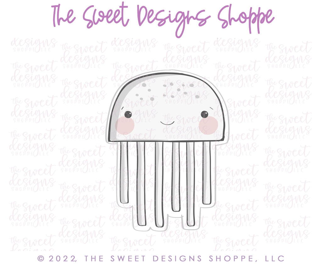 Cookie Cutters - 6B's Creations “Mermaid Fun” Class Cookie Cutters Set - Set of 7 Cookie Cutters - Online Class not included. - The Sweet Designs Shoppe - TSDS - - 6b,6bs,6bscreations,ALL,Brittany Geil,class,Cookie Cutter,geil,mermaid class,online,Promocode,set,sets,STL,Summer,under the sea