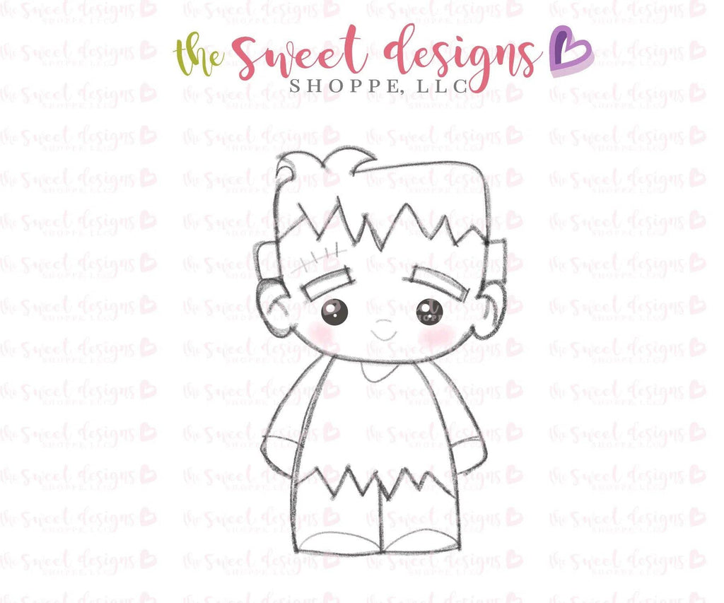 Cookie Cutters - 6B's Creations:Halloween Character Online Class Cookie Cutters Set - Set of 6 Cookie Cutters - Online Class not included. - The Sweet Designs Shoppe - TSDS - - 6b,6bs,6bscreations,ALL,Brittany Geil,class,Cookie Cutter,Fall Halloween,geil,halloween,Halloween set,Halloween Sets,online,Promocode,regular sets,set,sets,STL,Zombies and Monsters