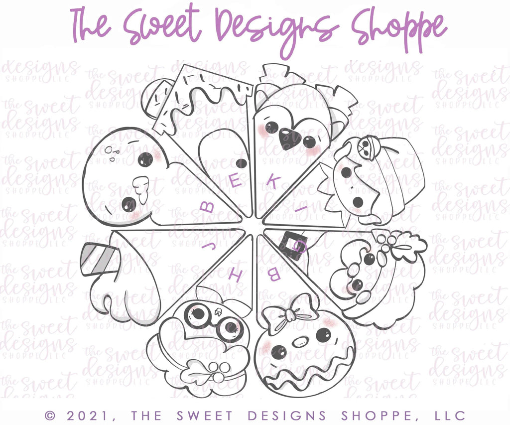 Cookie Cutters - 8.5" Holiday 2019 Platter Set - Cookie Cutters - Set of 11 - The Sweet Designs Shoppe - TSDS - - ALL,Christmas,Christmas / Winter,Christmas Cookies,ChristmasTop15,Cookie Cutter,Fal,Fall / Thanksgiving,Fall Halloween,Halloween,Halloween / Fall / Thanksgiving,Halloween set,Halloween Sets,Promocode,regular sets,set,STL,thanksgiving