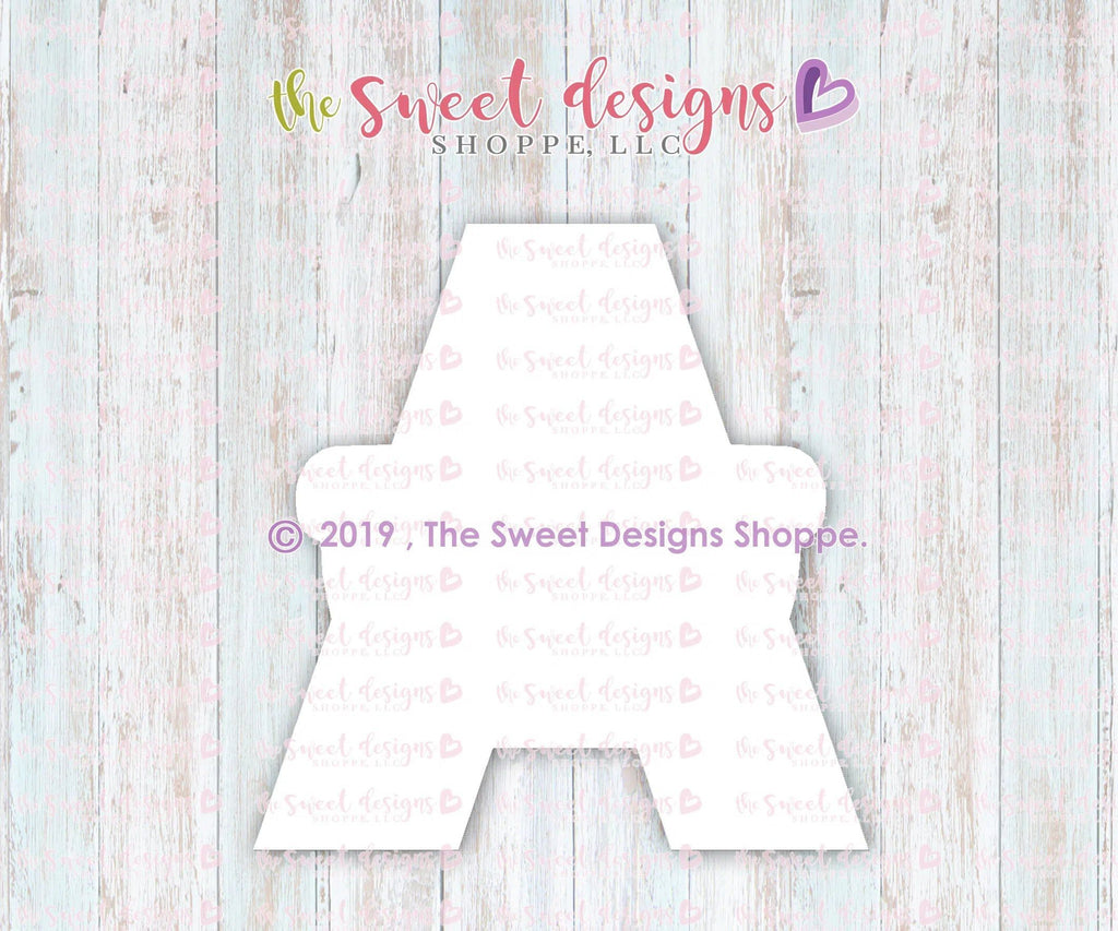 Cookie Cutters - A Hipster- Cookie Cutter - The Sweet Designs Shoppe - TSDS - - A with Glasses,ALL,Cookie Cutter,dad,Father,father's day,Fonts,grandfather,Lettering,mother,Mothers Day,Papa,Promocode