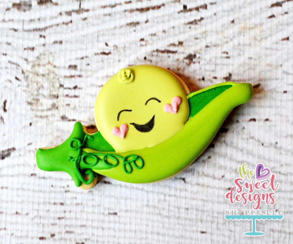 Cookie Cutters - A Pea in a Pod v2- Cookie Cutter - The Sweet Designs Shoppe - - ALL, Baby, baby shower, Baby Swaddle, Cookie Cutter, Pea, Pea in a Pod, Promocode, Swaddle, Twin, Twins