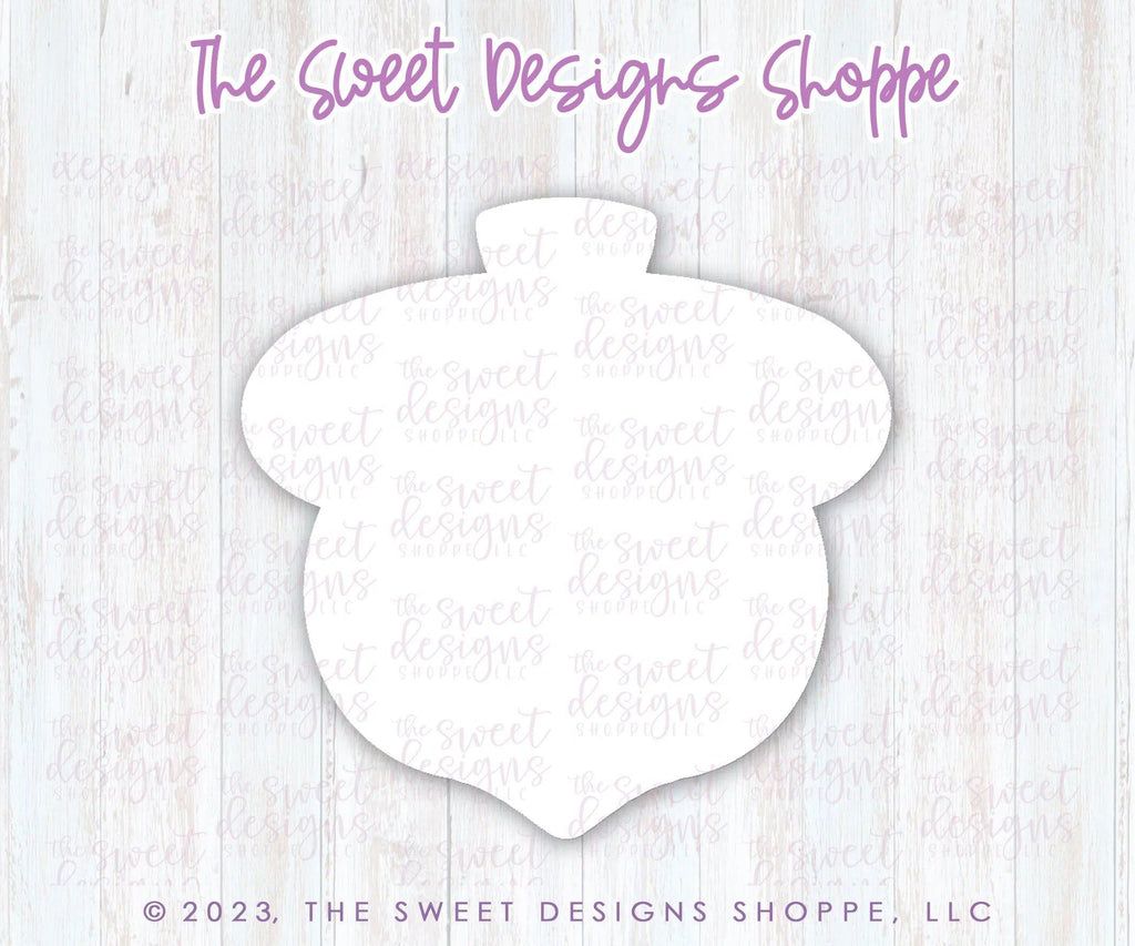 Cookie Cutters - Acorn Frosted Cracker- Cookie Cutter - The Sweet Designs Shoppe - TSDS - - ALL,Cookie Cutter,cracker,Fall / Halloween,Fall / Thanksgiving,Fall Woodlands,Frosted Cracker,Nature,Promocode,STL,Thanksgiving,Trees Leaves and Flowers,Woodlands