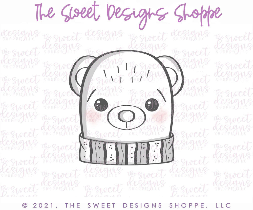 Cookie Cutters - Advent Bear Face - Cookie Cutter - The Sweet Designs Shoppe - TSDS - - 12 days,Advent Calendar,ALL,Animal,Animals,Christmas,Christmas / Winter,Christmas Cookies,Cookie Cutter,Kids / Fantasy,Panda,Promocode