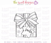 Cookie Cutters - Advent Bow Gift - Cookie Cutter - The Sweet Designs Shoppe - TSDS - - 12 days,Advent Calendar,ALL,Birthday,Christmas,Christmas / Winter,Christmas Cookies,Cookie Cutter,Promocode,STL