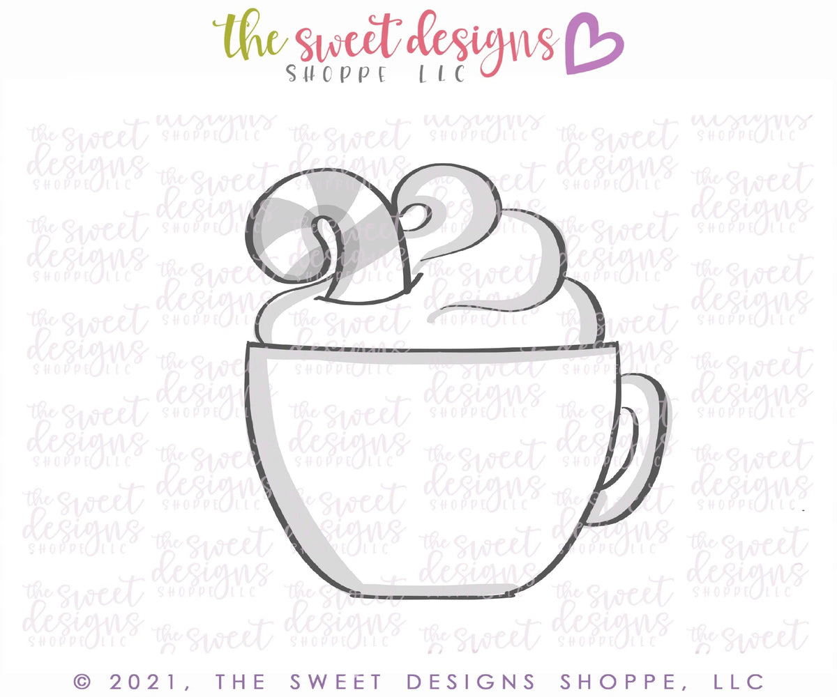 Cookie Cutters - Advent Coffee - Cookie Cutter - The Sweet Designs Shoppe - TSDS - - 12 days,Advent Calendar,ALL,Christmas,Christmas / Winter,Christmas Cookies,coffee,Cookie Cutter,Food,Food and Beverage,Food beverages,home,mug,mugs,Promocode,STL