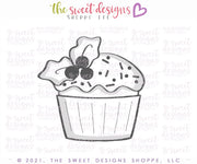 Cookie Cutters - Advent Cupcake - Cookie Cutter - The Sweet Designs Shoppe - TSDS - - 12 days,Advent Calendar,ALL,Birthday,Christmas,Christmas / Winter,Christmas Cookies,Cookie Cutter,Promocode,STL,Sweet,Sweets