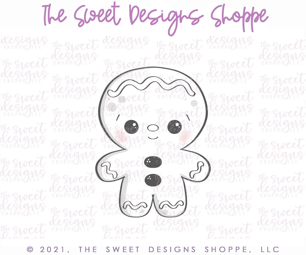 Cookie Cutters - Advent Gingerboy - Cookie Cutter - The Sweet Designs Shoppe - - 12 days, Advent Calendar, ALL, Christmas, Christmas / Winter, Christmas Cookies, Cookie Cutter, Ginger bread, Gingerbread, Promocode, Sweet, Sweets