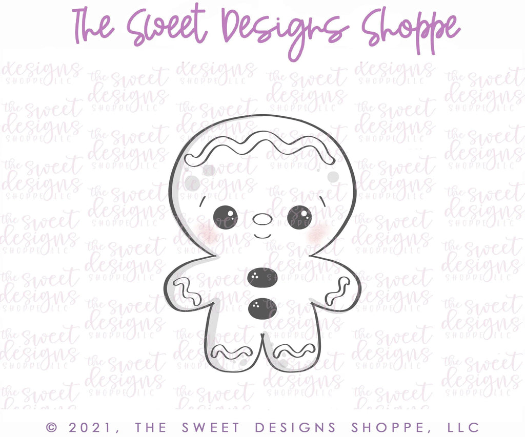 Cookie Cutters - Advent Gingerboy - Cookie Cutter - The Sweet Designs Shoppe - TSDS - - 12 days,Advent Calendar,ALL,Christmas,Christmas / Winter,Christmas Cookies,Cookie Cutter,Ginger bread,Gingerbread,Promocode,Sweet,Sweets