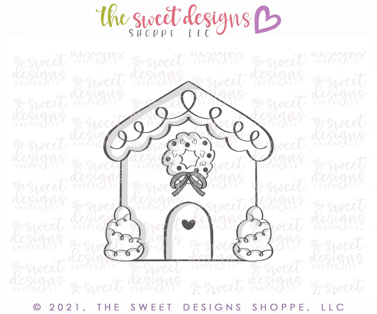 Cookie Cutters - Advent House - Cookie Cutter - The Sweet Designs Shoppe - TSDS - - 12 days,Advent Calendar,ALL,Christmas,Christmas / Winter,Christmas Cookies,Cookie Cutter,home,Promocode,STL
