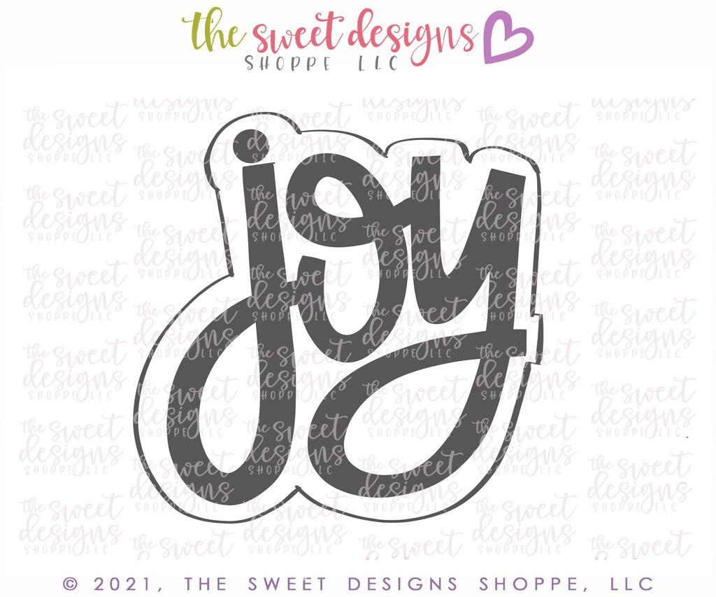 Cookie Cutters - Advent Joy Plaque - Cookie Cutter - The Sweet Designs Shoppe - TSDS - - 12 days,Advent Calendar,ALL,Christmas,Christmas / Winter,Christmas Cookies,Cookie Cutter,handlettering,home,Plaque,Plaques,PLAQUES HANDLETTERING,Promocode