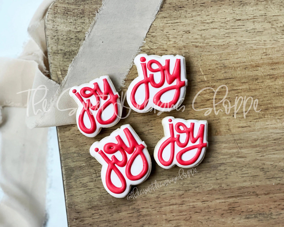 Cookie Cutters - Advent Joy Plaque - Cookie Cutter - The Sweet Designs Shoppe - TSDS - - 12 days,Advent Calendar,ALL,Christmas,Christmas / Winter,Christmas Cookies,Cookie Cutter,handlettering,home,Plaque,Plaques,PLAQUES HANDLETTERING,Promocode,STL