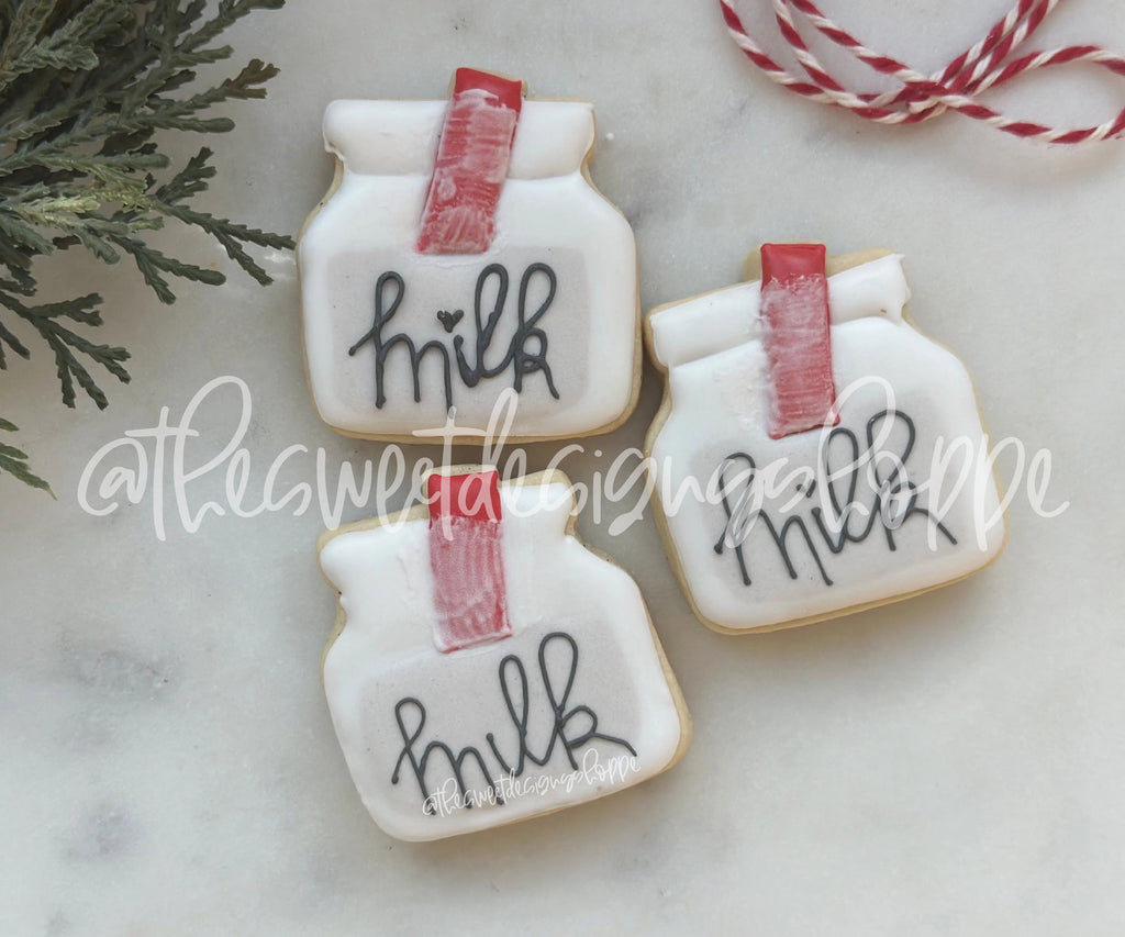 Cookie Cutters - Advent Milk - Cookie Cutter - The Sweet Designs Shoppe - - 12 days, Advent Calendar, ALL, Christmas, Christmas / Winter, Christmas Cookies, Cookie Cutter, Food, Food and Beverage, Food beverages, Promocode