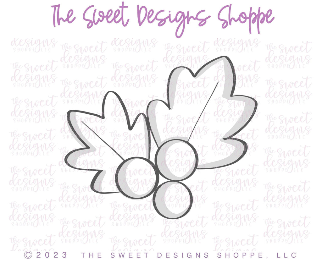 Cookie Cutters - Advent Mistletoe - Cookie Cutter - The Sweet Designs Shoppe - TSDS - - advent,Advent Calendar,ALL,Christmas,Christmas / Winter,Cookie Cutter,nature,Promocode,Trees Leaves and Flowers