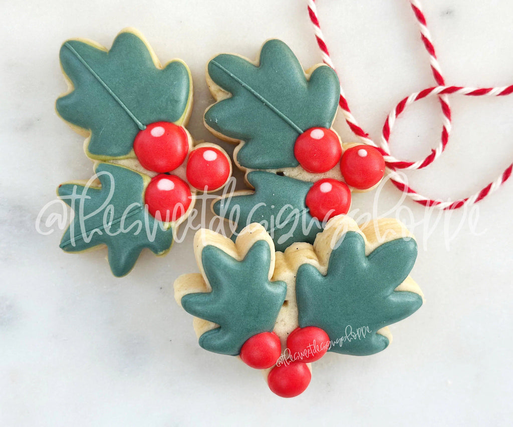 Cookie Cutters - Advent Mistletoe - Cookie Cutter - The Sweet Designs Shoppe - TSDS - - advent,Advent Calendar,ALL,Christmas,Christmas / Winter,Cookie Cutter,nature,Promocode,Trees Leaves and Flowers