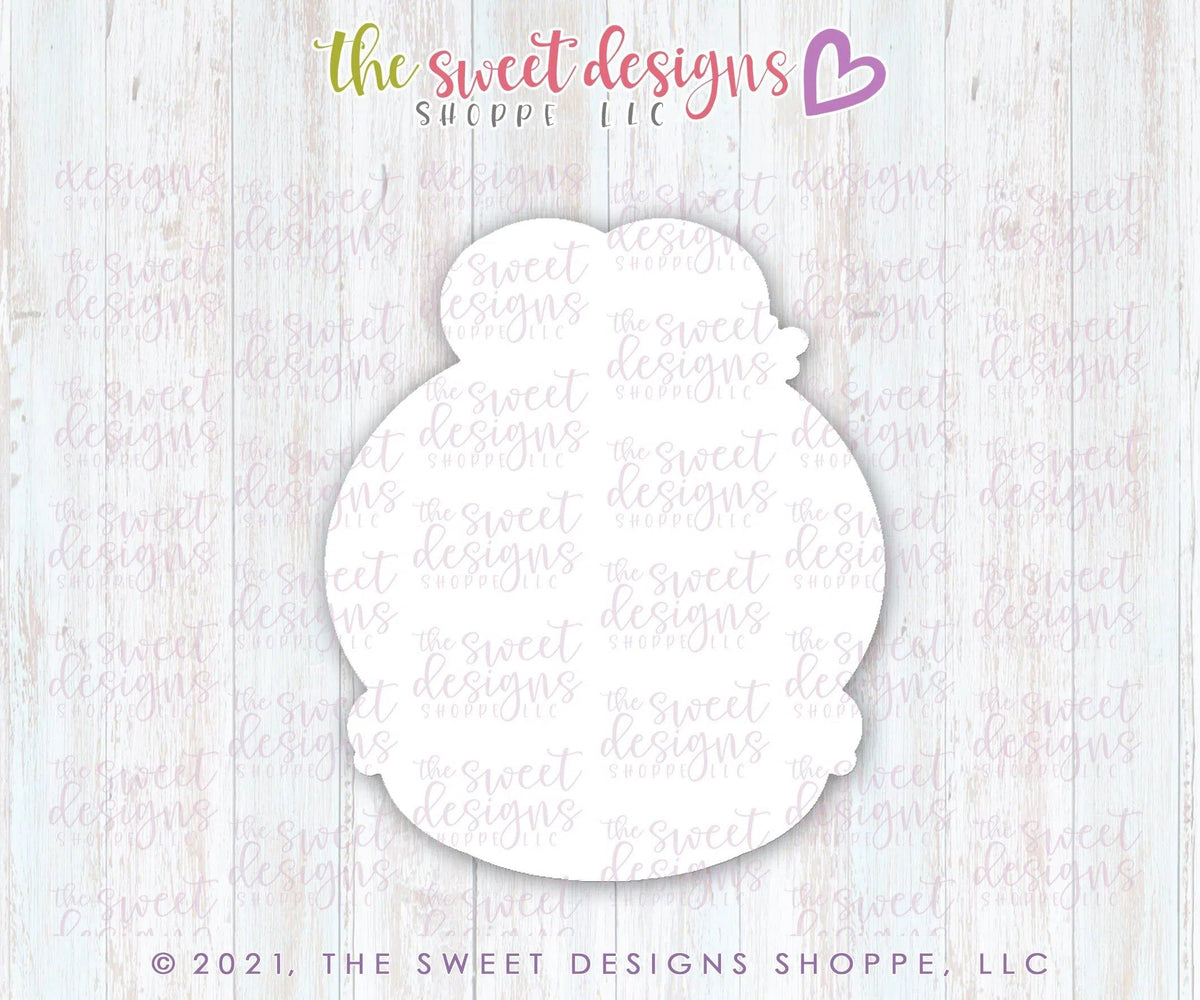 Cookie Cutters - Advent Mrs. Claus Face - Cookie Cutter - The Sweet Designs Shoppe - TSDS - - 12 days,Advent Calendar,ALL,Christmas,Christmas / Winter,Christmas Cookies,Cookie Cutter,Promocode,STL