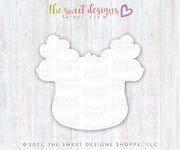 Cookie Cutters - Advent Reindeer Face - Cookie Cutter - The Sweet Designs Shoppe - TSDS - - 12 days,Advent Calendar,ALL,Christmas,Christmas / Winter,Christmas Cookies,Cookie Cutter,home,Promocode,STL