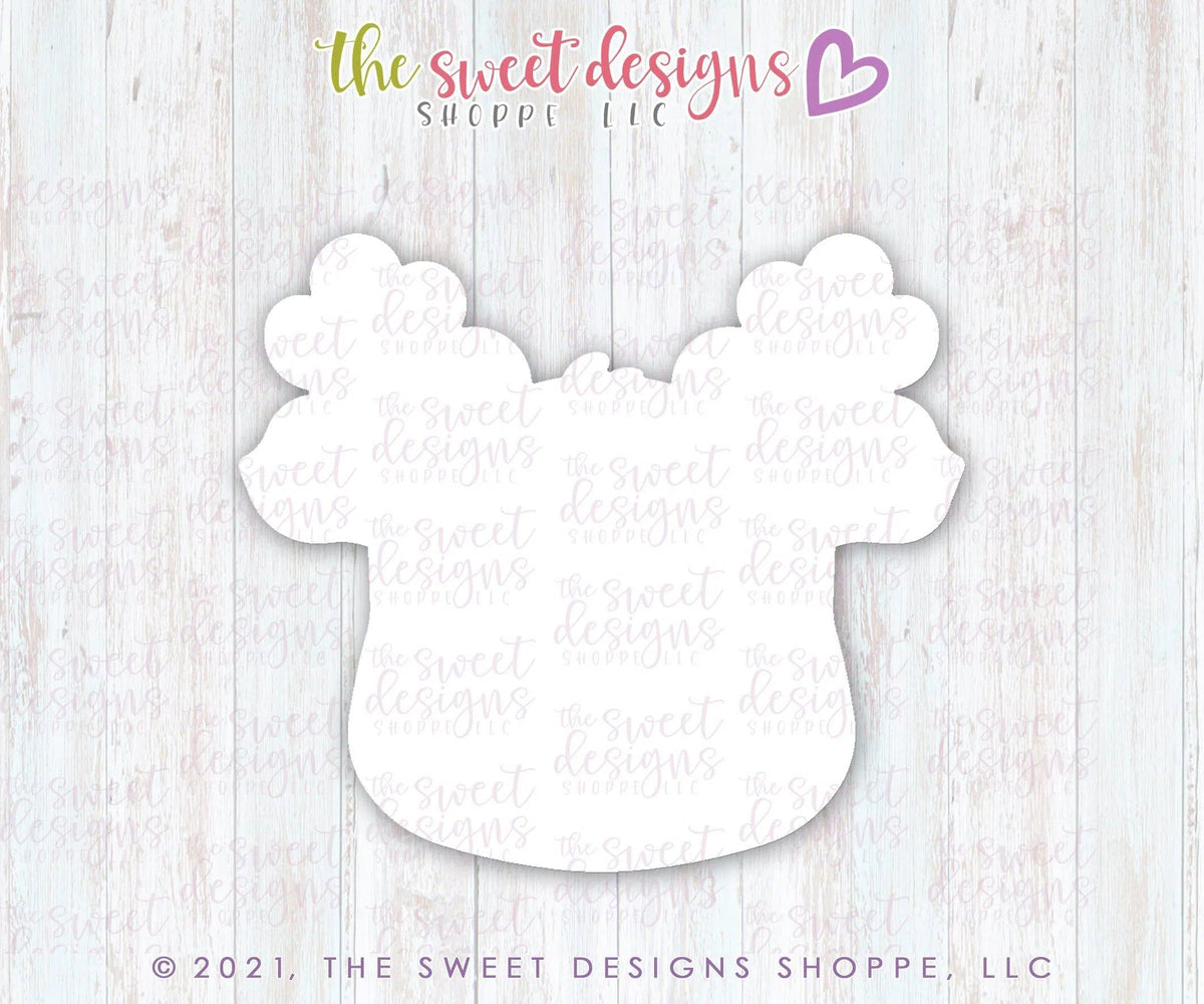 Cookie Cutters - Advent Reindeer Face - Cookie Cutter - The Sweet Designs Shoppe - TSDS - - 12 days,Advent Calendar,ALL,Christmas,Christmas / Winter,Christmas Cookies,Cookie Cutter,home,Promocode,STL