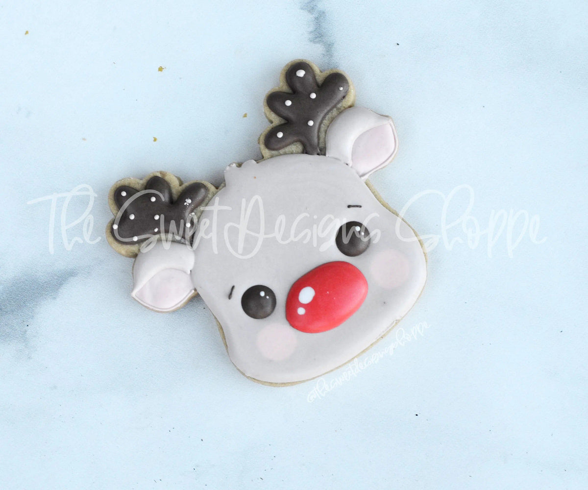 Cookie Cutters - Advent Reindeer Face - Cookie Cutter - The Sweet Designs Shoppe - TSDS - - 12 days,Advent Calendar,ALL,Christmas,Christmas / Winter,Christmas Cookies,Cookie Cutter,home,Promocode,STL