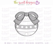 Cookie Cutters - Advent Round Ornament - Cookie Cutter - The Sweet Designs Shoppe - TSDS - - 12 days,Advent Calendar,ALL,Christmas,Christmas / Winter,Christmas Cookies,Cookie Cutter,Promocode,STL