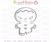Cookie Cutters - Advent Snap Gingerboy - Cookie Cutter - The Sweet Designs Shoppe - TSDS - - 12 days,Advent Calendar,ALL,Christmas,Christmas / Winter,Christmas Cookies,Cookie Cutter,Ginger bread,Gingerbread,Promocode,STL,Sweet,Sweets