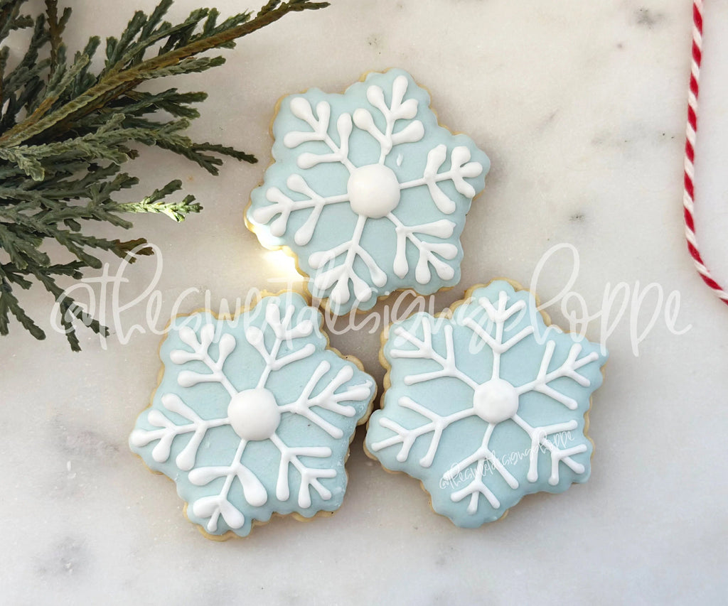 Cookie Cutters - Advent Snowflake - Cookie Cutter - Sweet Designs Shoppe - - advent, Advent Calendar, ALL, Christmas, Christmas / Winter, Cookie Cutter, Nature, Promocode, Snow, snowflake, Winter