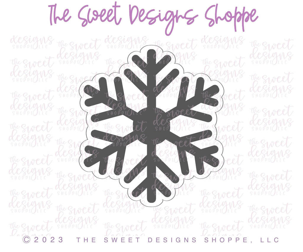 Cookie Cutters - Advent Snowflake - Cookie Cutter - The Sweet Designs Shoppe - TSDS - - advent,Advent Calendar,ALL,Christmas,Christmas / Winter,Cookie Cutter,Nature,Promocode,Snow,snowflake,Winter