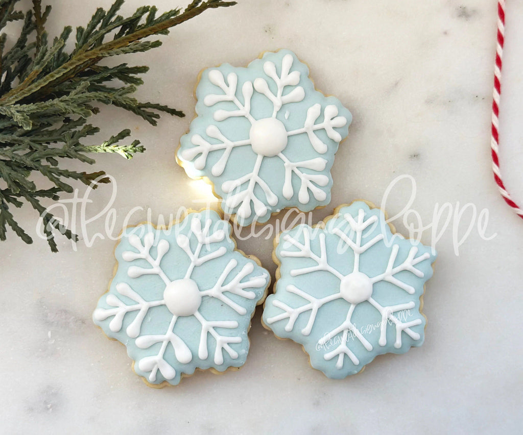 Cookie Cutters - Advent Snowflake - Cookie Cutter - The Sweet Designs Shoppe - TSDS - - advent,Advent Calendar,ALL,Christmas,Christmas / Winter,Cookie Cutter,Nature,Promocode,Snow,snowflake,Winter