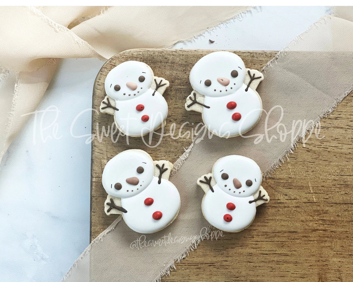 Cookie Cutters - Advent Snowman - Cookie Cutter - The Sweet Designs Shoppe - TSDS - - 12 days,Advent Calendar,ALL,Christmas,Christmas / Winter,Christmas Cookies,Cookie Cutter,Frosty,Promocode,STL