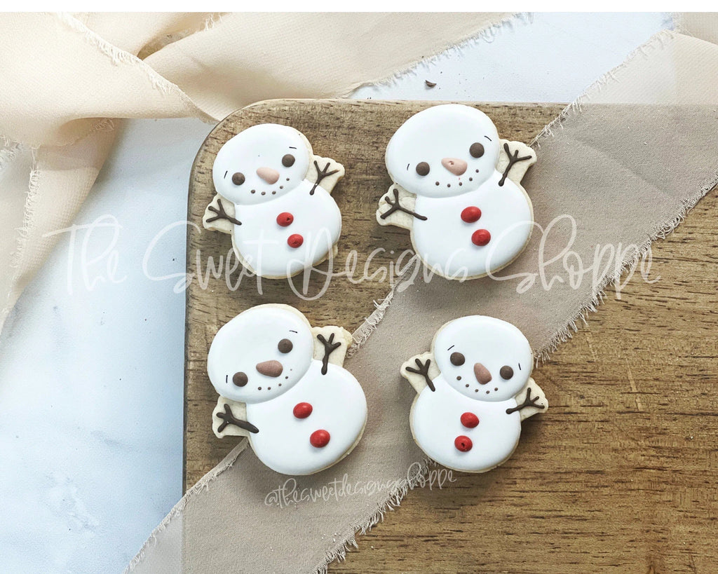 Cookie Cutters - Advent Snowman - Cookie Cutter - The Sweet Designs Shoppe - TSDS - - 12 days,Advent Calendar,ALL,Christmas,Christmas / Winter,Christmas Cookies,Cookie Cutter,Frosty,Promocode,STL