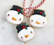 Cookie Cutters - Advent Snowman Face - Cookie Cutter - The Sweet Designs Shoppe - TSDS - - 12 days,Advent Calendar,ALL,Christmas,Christmas / Winter,Christmas Cookies,Cookie Cutter,Frosty,Promocode,STL
